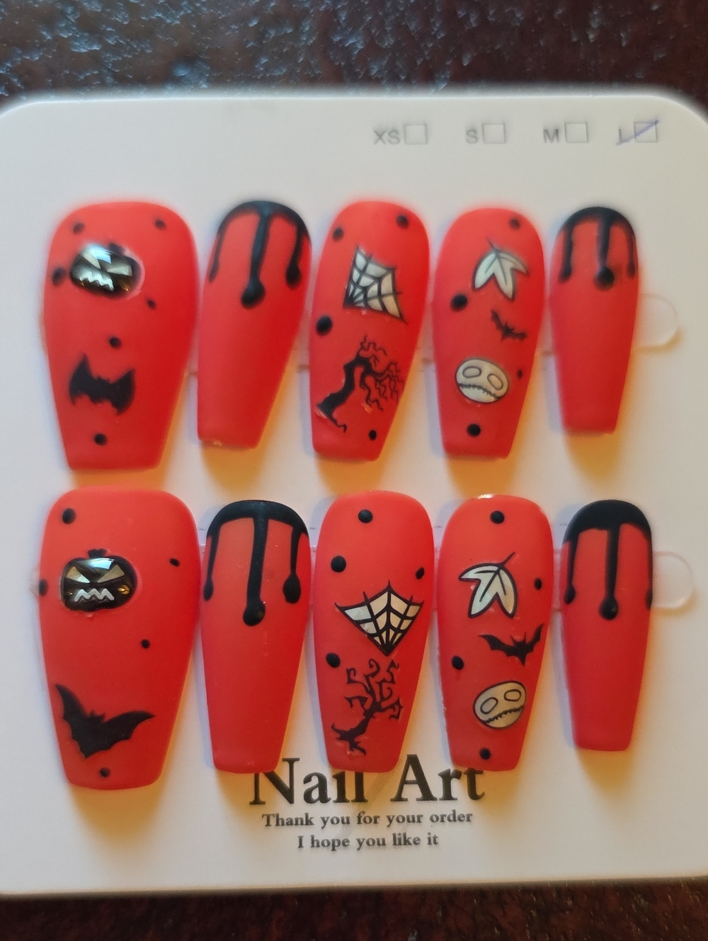 Orange Halloween Set - Size Large